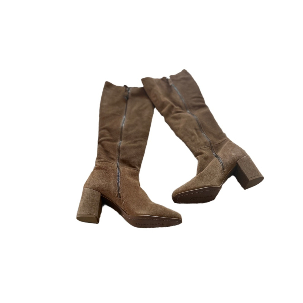 Unbranded Brown Heeled Boots Women's